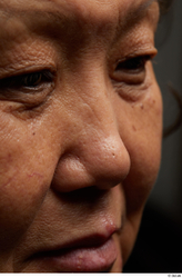 Eye Face Nose Cheek Skin Woman Asian Chubby Wrinkles Studio photo references